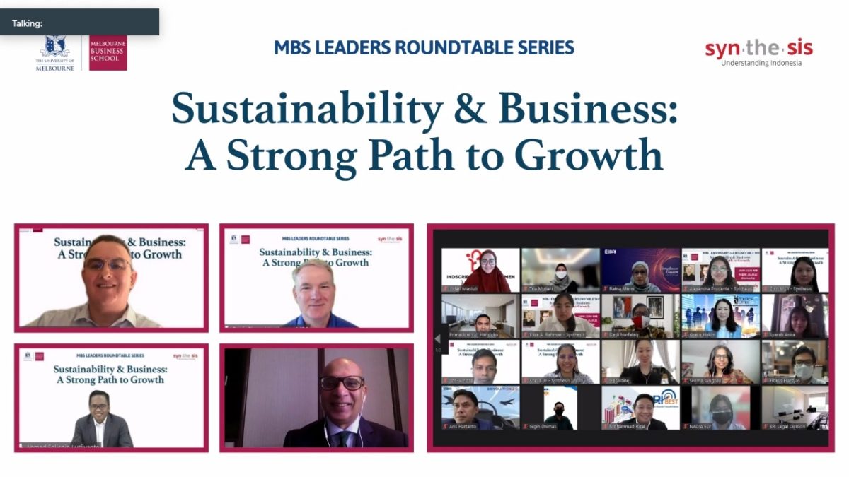 MBS Leaders Virtual Roundtable Series “Sustainability & Business: A Strong Path to Grow” (Part Two)