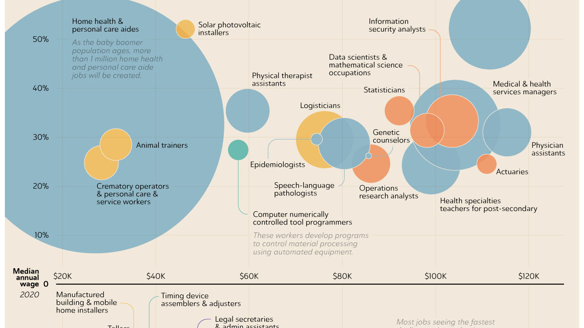 The 20 Fastest Growing Jobs in the Next Decade