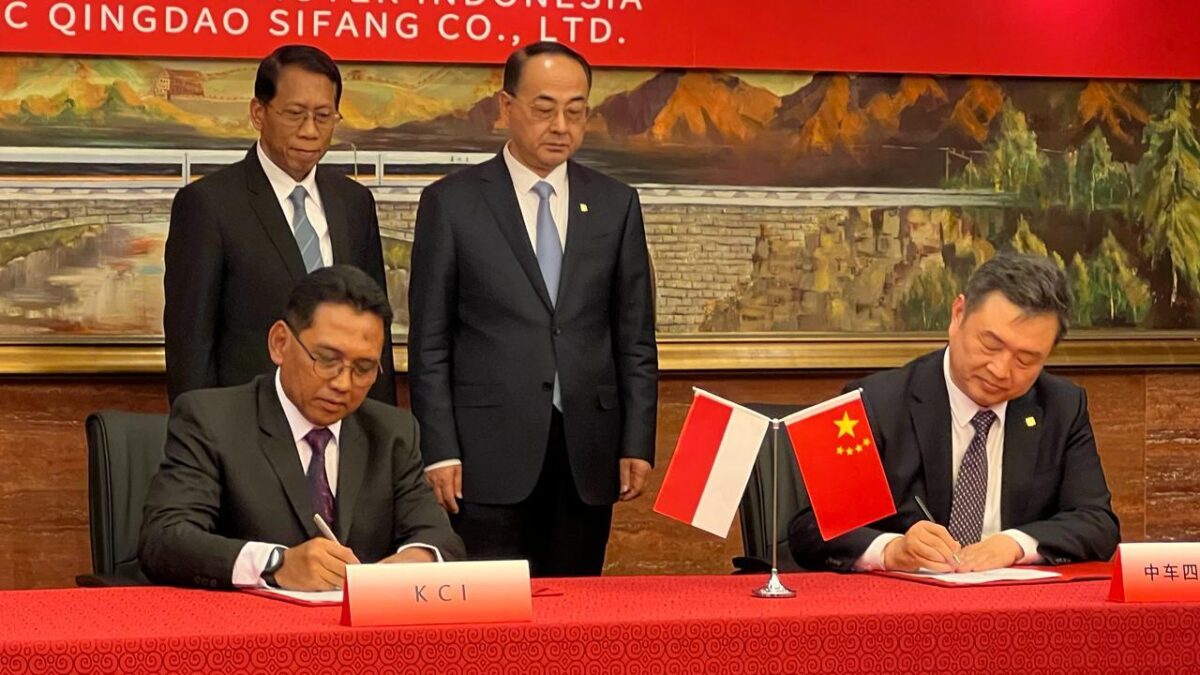 KAI Commuter-CRRC Sifang Signs Contract for Procurement of KRL Facilities Rp. 783 Billion