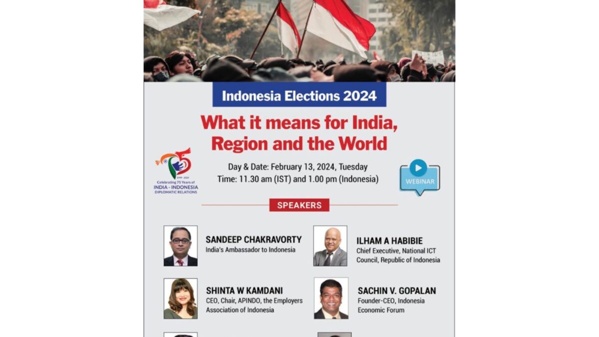 [Webinar] Indonesia Elections: What it Means for India, the Region and the World