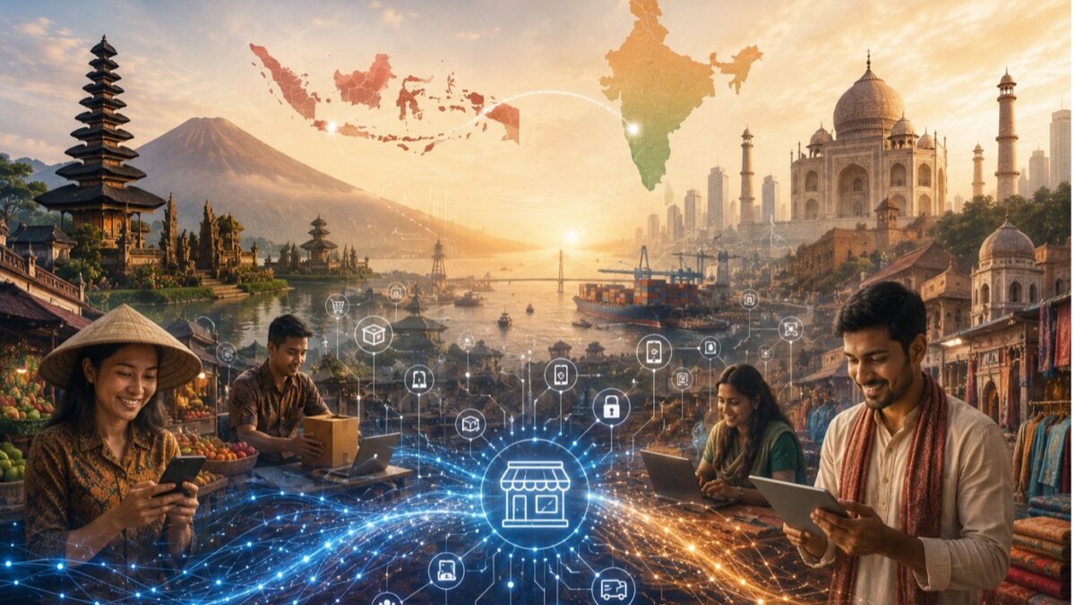 Two Democracies, One Digital Commons: What Modi’s Jakarta Visit Means for the Small Seller and the Small Buyer